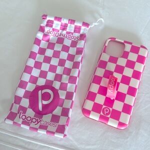 Loopy Pink Checkered iPhone 11 Pro Phone Case